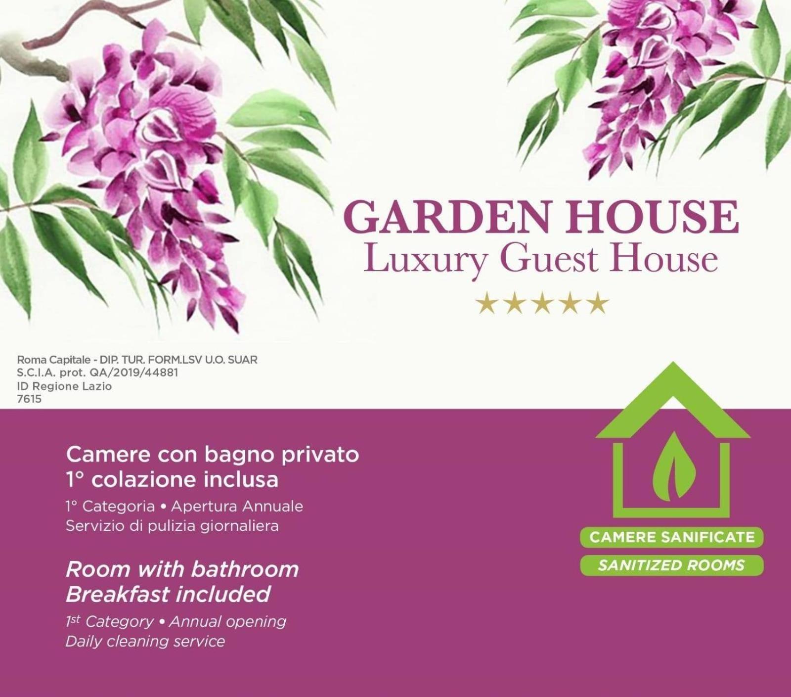 Garden House - Luxury Guest House - Overnight Stay Only Рим Екстериор снимка